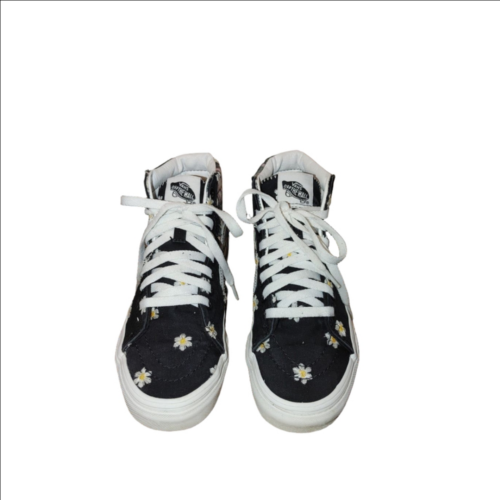 VANS Sk8 Hi Floral Plaid Size 5.5